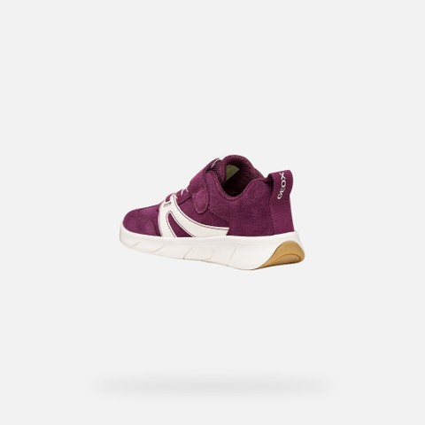 Lightweight and flexible Barefoot shoes FOOT-RUN GIRL Dark purple/White - image number 3 | GEOX
