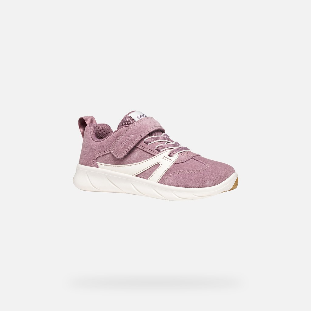 Lightweight and flexible Barefoot shoes FOOT-RUN GIRL Old rose/White - image number 2 | GEOX