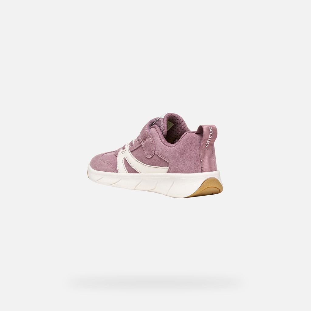 Lightweight and flexible Barefoot shoes FOOT-RUN GIRL Old rose/White - image number 3 | GEOX