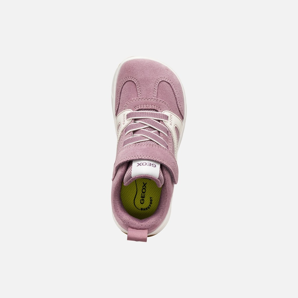 Lightweight and flexible Barefoot shoes FOOT-RUN GIRL Old rose/White - image number 5 | GEOX