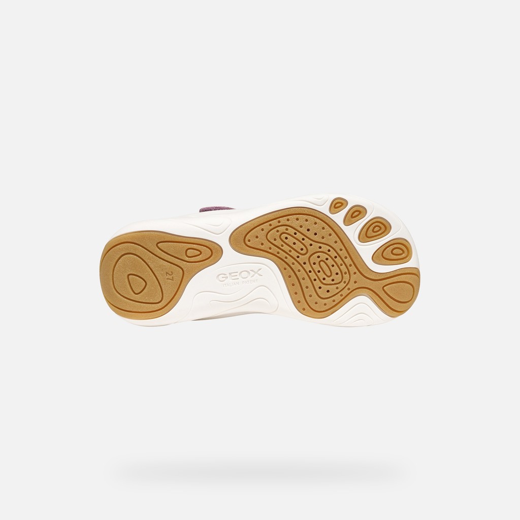 Lightweight and flexible Barefoot shoes FOOT-RUN GIRL Old rose/White - image number 6 | GEOX