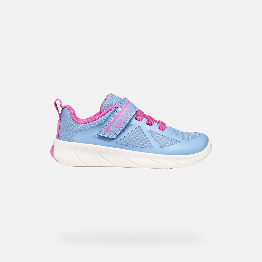 Lightweight and flexible Barefoot shoes FOOT-RUN GIRL Light blue/Fuchsia - image number 1 | GEOX