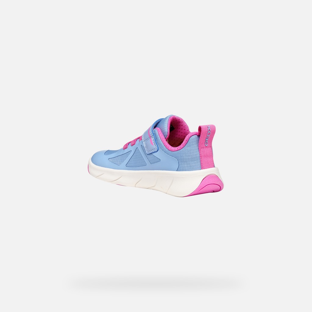Lightweight and flexible Barefoot shoes FOOT-RUN GIRL Light blue/Fuchsia - image number 3 | GEOX