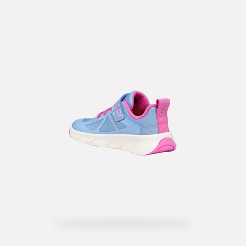 Lightweight and flexible Barefoot shoes FOOT-RUN GIRL Light blue/Fuchsia - image number 3 | GEOX