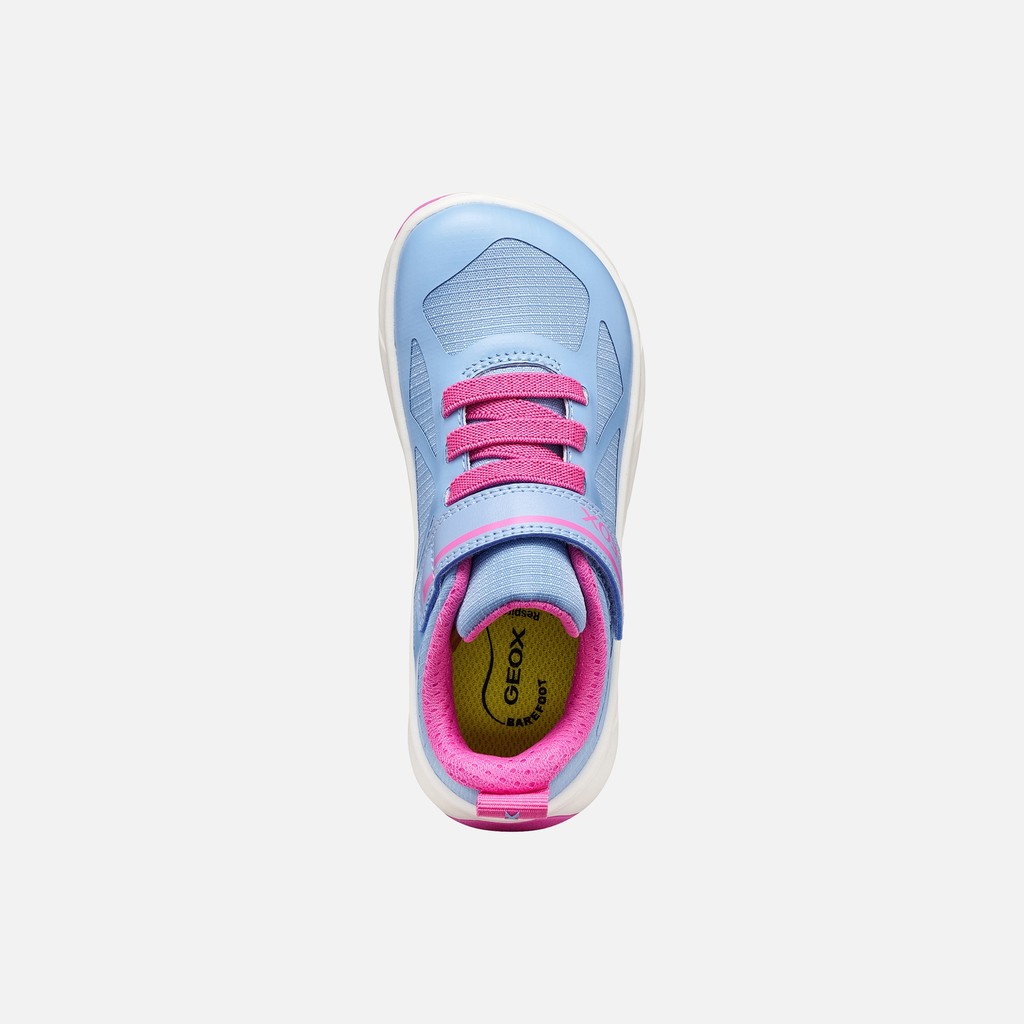 Lightweight and flexible Barefoot shoes FOOT-RUN GIRL Light blue/Fuchsia - image number 5 | GEOX