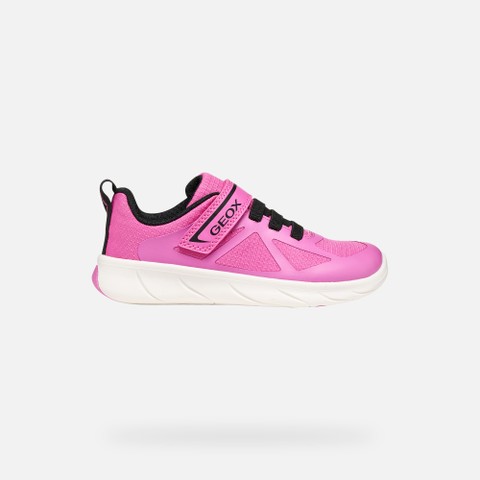Lightweight and flexible Barefoot shoes FOOT-RUN GIRL Fuchsia/Black - image number 1 | GEOX