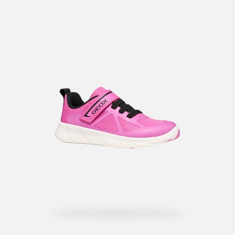 Lightweight and flexible Barefoot shoes FOOT-RUN GIRL Fuchsia/Black - image number 2 | GEOX