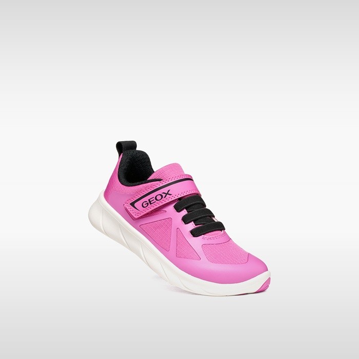 Lightweight and flexible Barefoot shoes FOOT-RUN GIRL Fuchsia/Black | GEOX