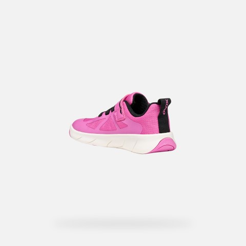 Lightweight and flexible Barefoot shoes FOOT-RUN GIRL Fuchsia/Black - image number 3 | GEOX