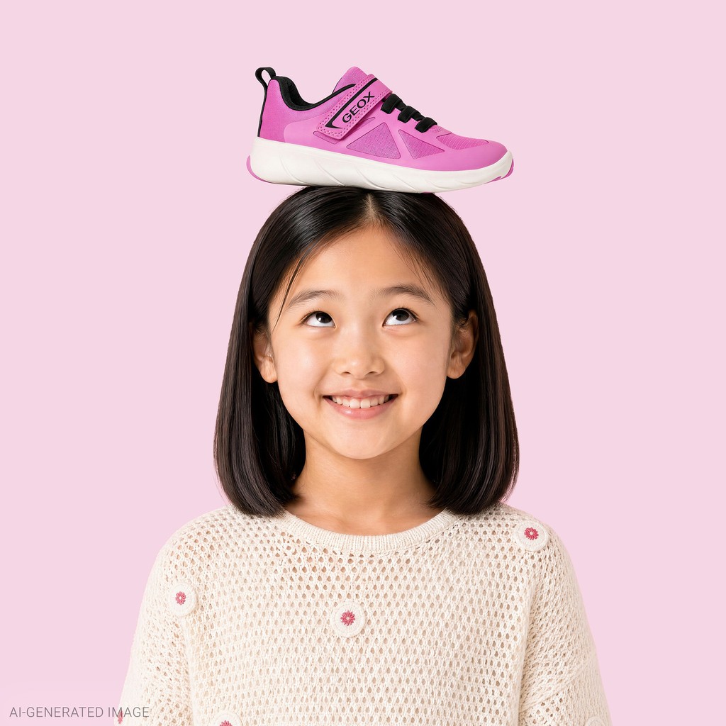 Lightweight and flexible Barefoot shoes FOOT-RUN GIRL Fuchsia/Black - image number 9 | GEOX