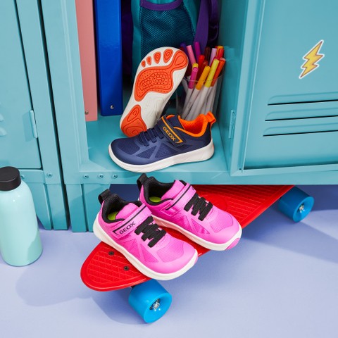 Lightweight and flexible Barefoot shoes FOOT-RUN GIRL Fuchsia/Black - image number 12 | GEOX
