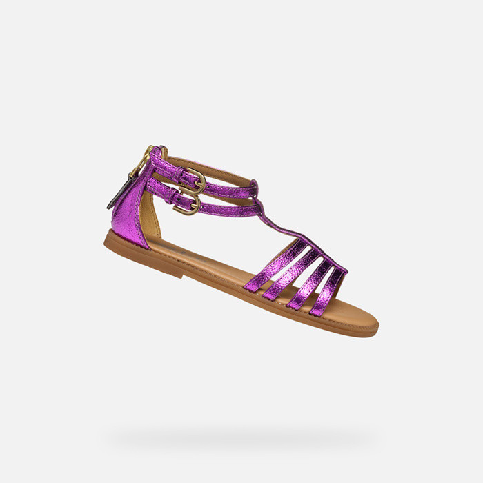 Open sandals SANDAL KARLY GIRL Purple | GEOX