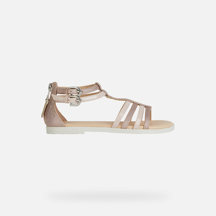 Sandales ouvertes SANDAL KARLY FILLE Rose clair | GEOX