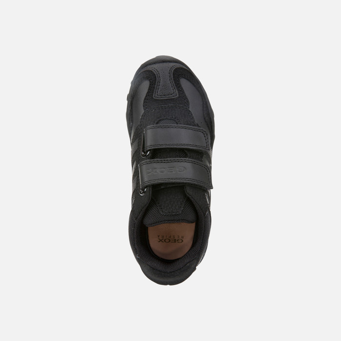 Geox® Kid's black Velcro Shoes | Geox®