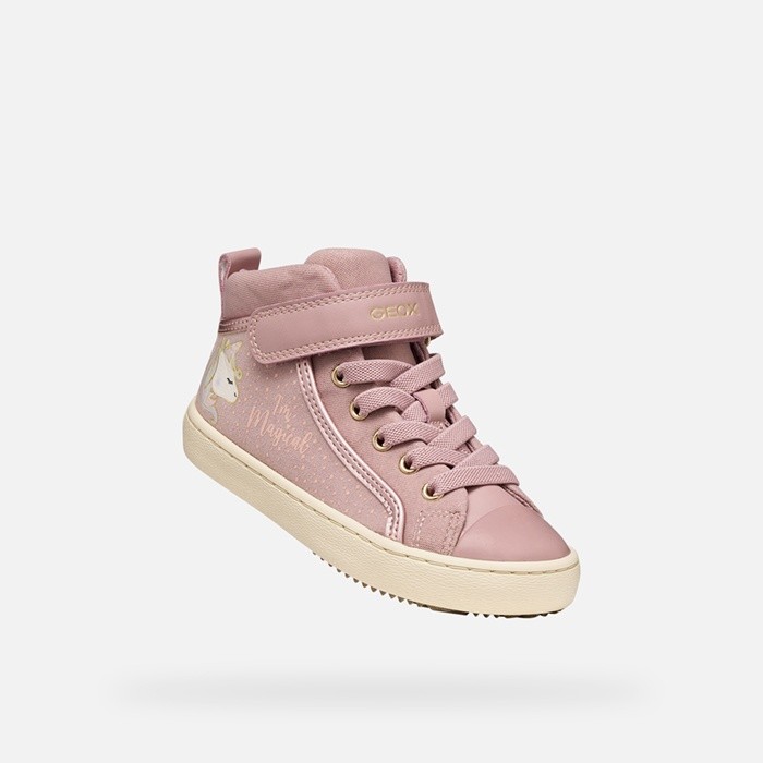 Velcro shoes KALISPERA GIRL Antique rose/Light gold | GEOX