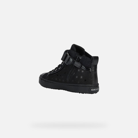 High top sneakers KALISPERA GIRL Black - image number 3 | GEOX