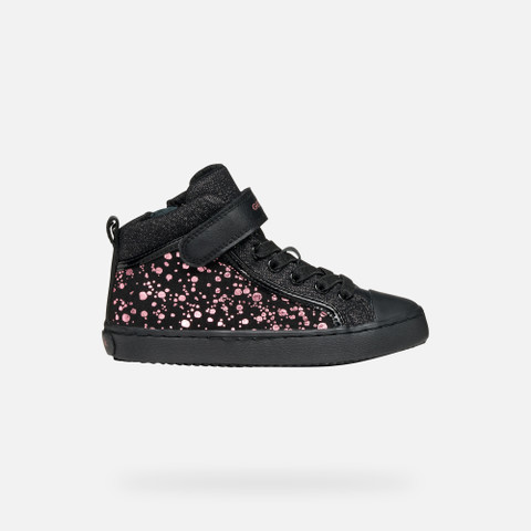 High top sneakers KALISPERA GIRL Black/Purple - image number 1 | GEOX