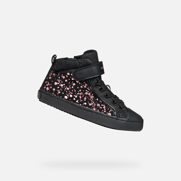 Zapatillas altas KALISPERA NIÑA Negro/Violeta | GEOX