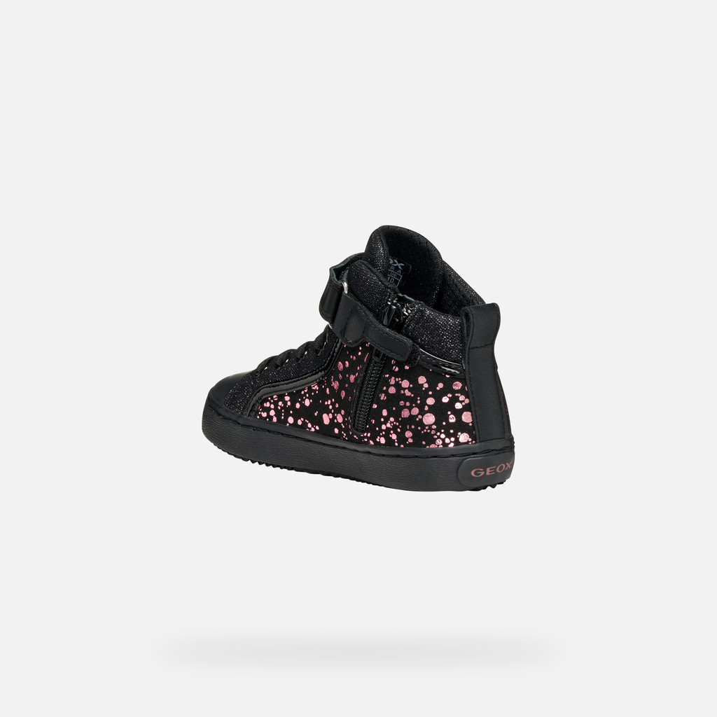 High top sneakers KALISPERA GIRL Black/Purple - image number 3 | GEOX