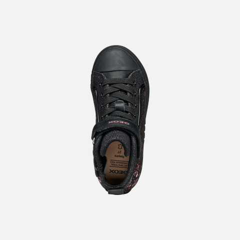 High top sneakers KALISPERA GIRL Black/Purple - image number 5 | GEOX