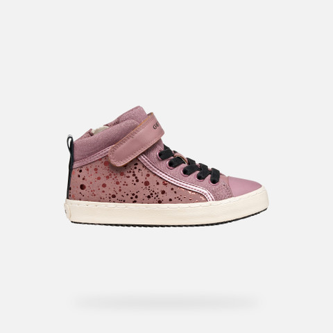 High top sneakers KALISPERA GIRL Dark rose/Black - image number 1 | GEOX