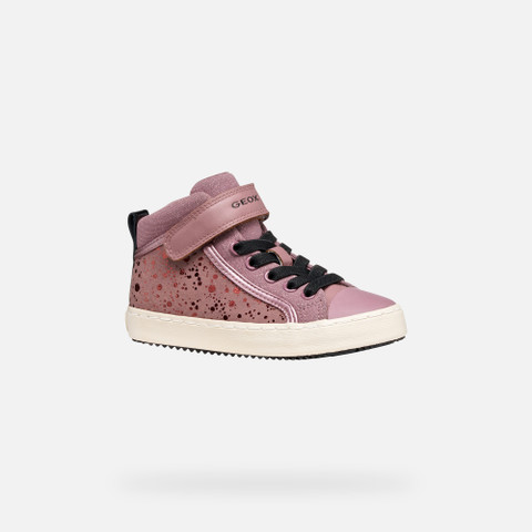 High top sneakers KALISPERA GIRL Dark rose/Black - image number 2 | GEOX