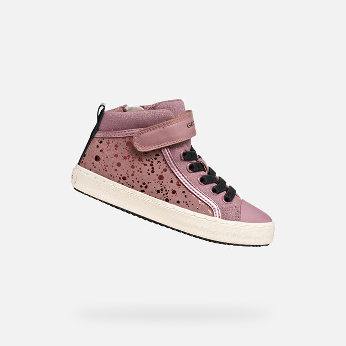 High top sneakers KALISPERA GIRL Dark rose/Black | GEOX