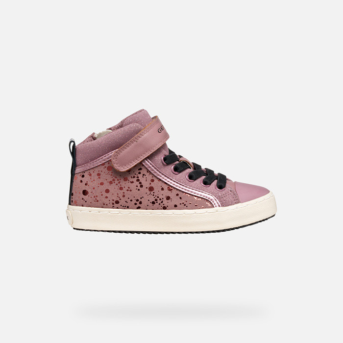 High top sneakers KALISPERA GIRL Dark rose/Black | GEOX