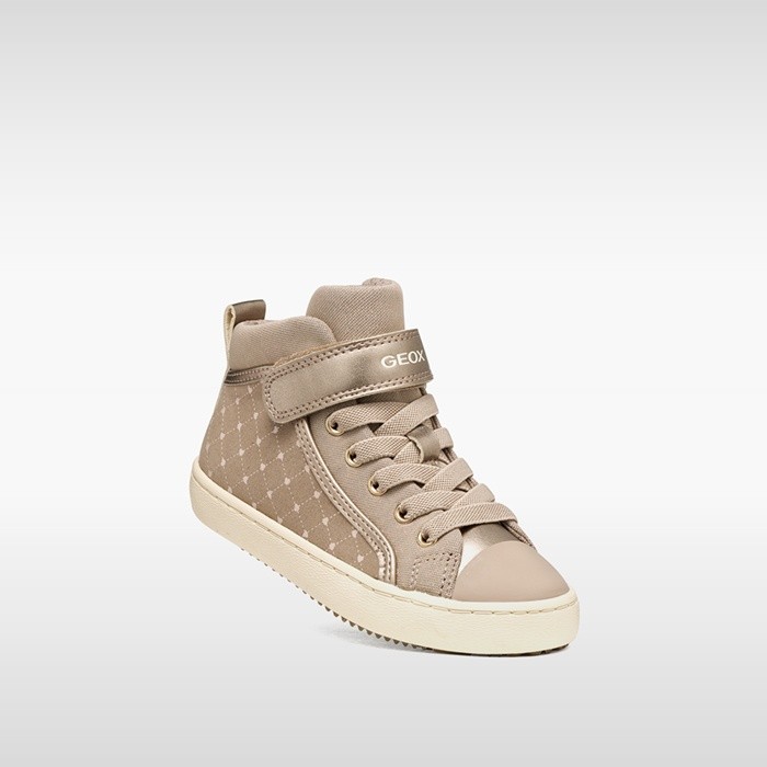 Velcro shoes KALISPERA GIRL Dark Beige | GEOX