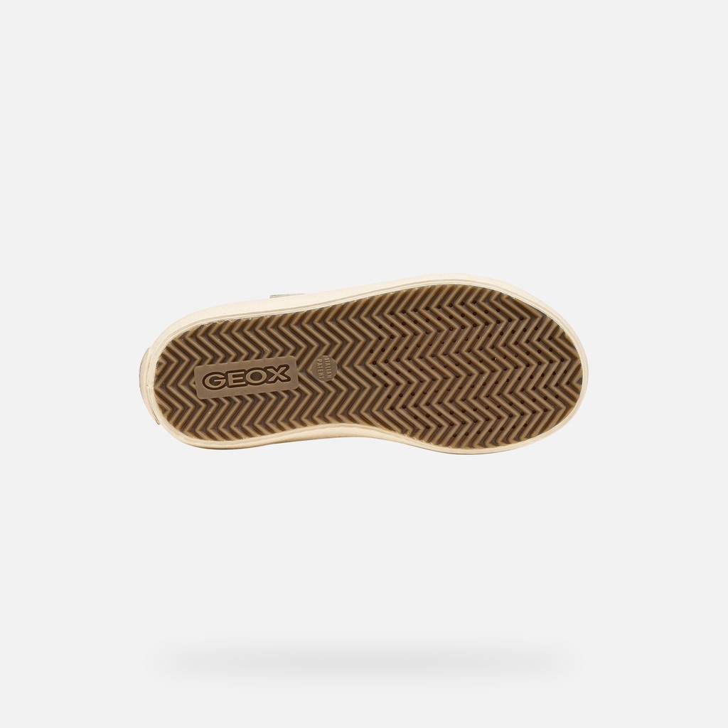 Velcro shoes KALISPERA GIRL Dark Beige - image number 6 | GEOX