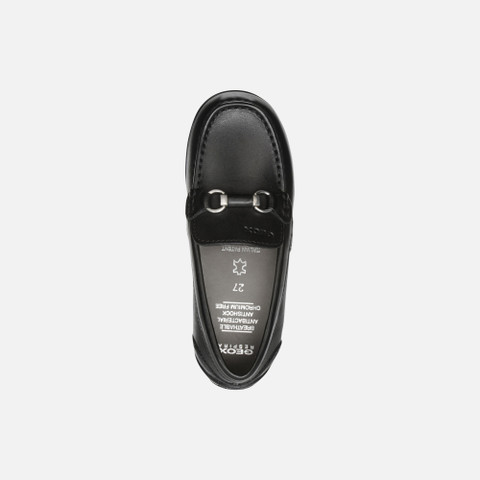 leather loafers NEW FAST BOY Black - image number 5 | GEOX