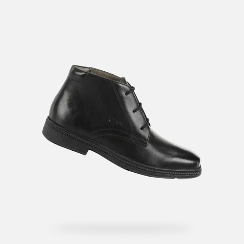 Uniform shoes FEDERICO BOY Black | GEOX