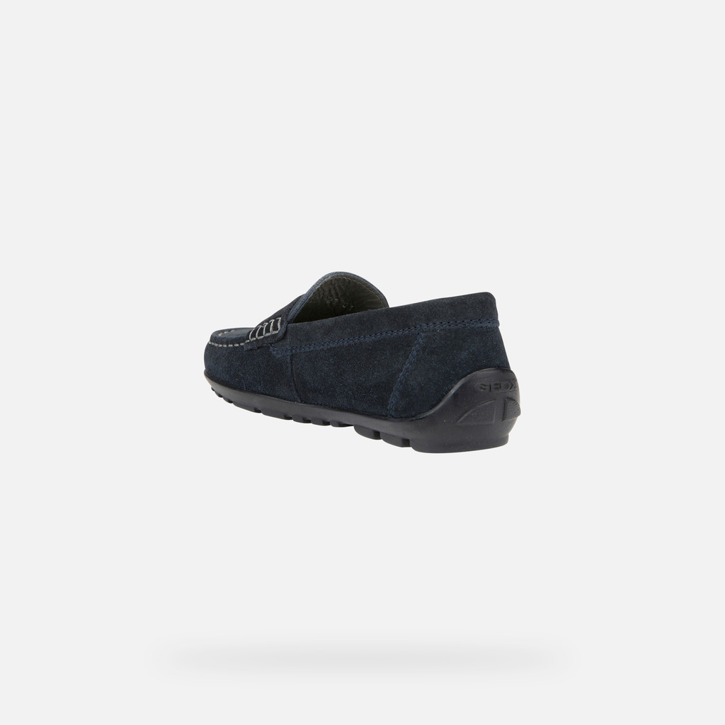 Geox® NEW FAST Junior Boy Navy Loafers Geox®