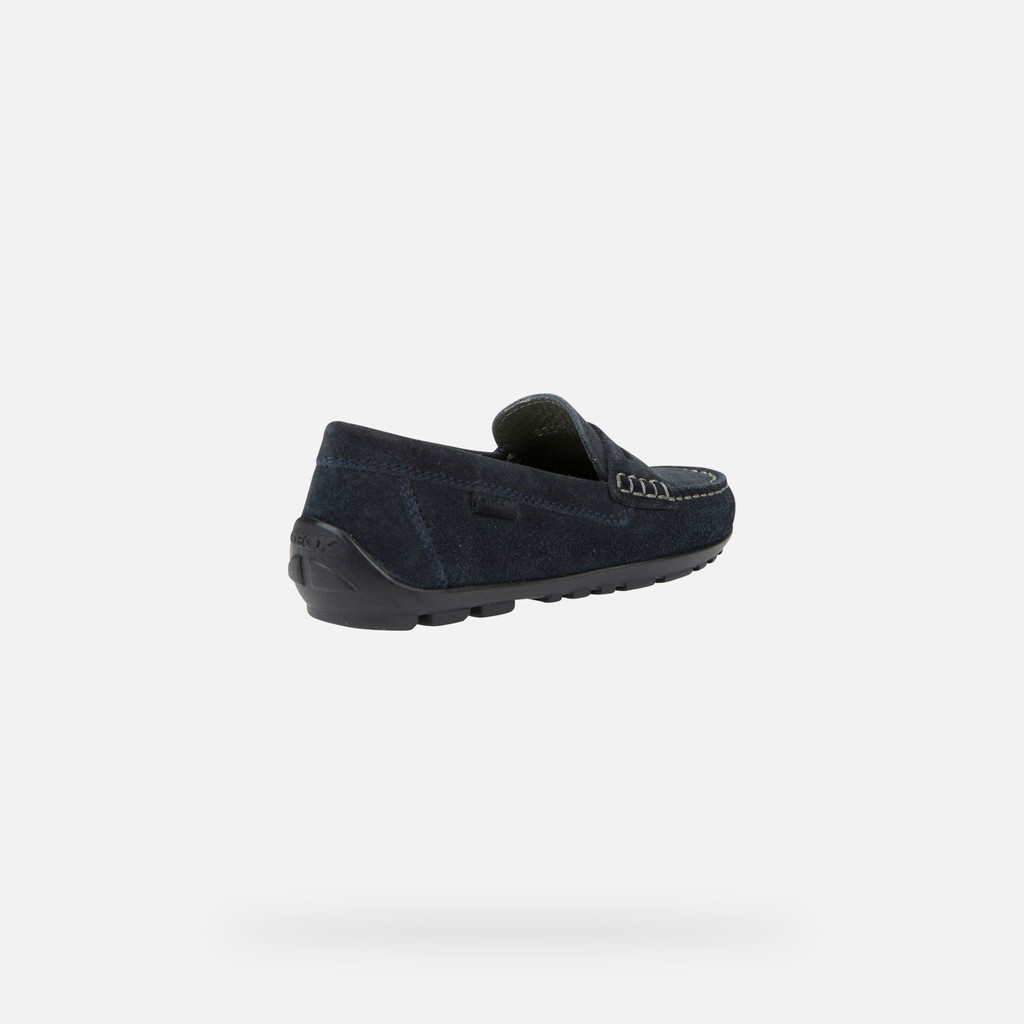 Geox® NEW FAST Junior Boy Navy Loafers Geox®