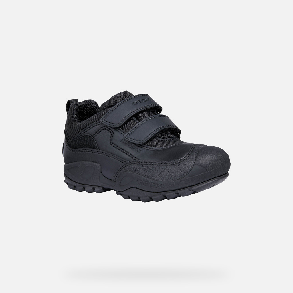 Geox® NEW SAVAGE B A: Waterproof Shoes black Junior Boy
