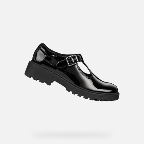 School shoes CASEY MÄDCHEN Schwarz | GEOX