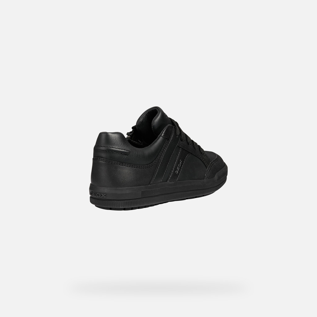 leather shoes ARZACH JUNIOR Black - image number 4 | GEOX