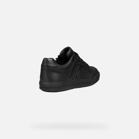 leather shoes ARZACH JUNIOR Black - image number 4 | GEOX