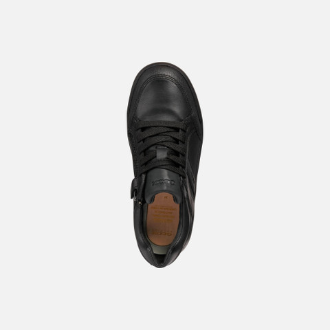 leather shoes ARZACH JUNIOR Black - image number 5 | GEOX