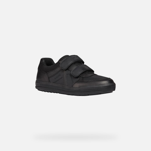 leather shoes ARZACH JUNIOR Black - image number 2 | GEOX