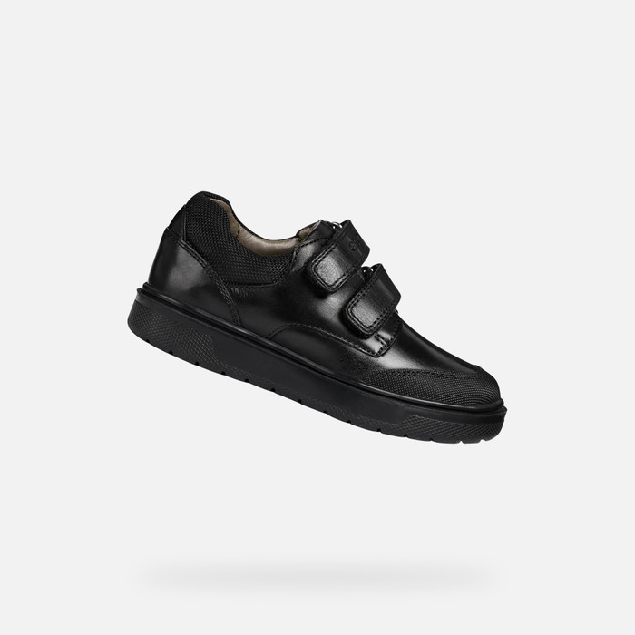 Geox® RIDDOCK Junior Boy: Black Shoes 