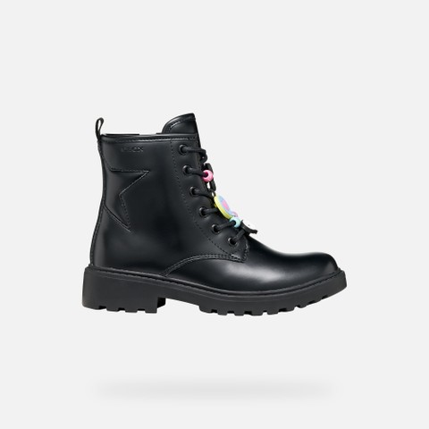 Combat boots CASEY GIRL Black/Multicolor - image number 1 | GEOX