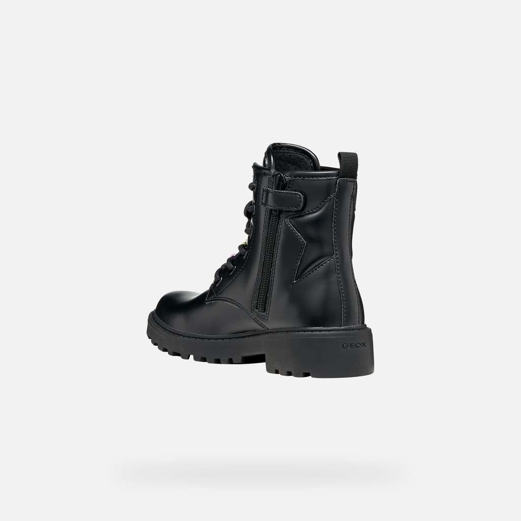 Combat boots CASEY GIRL Black/Multicolor - image number 3 | GEOX