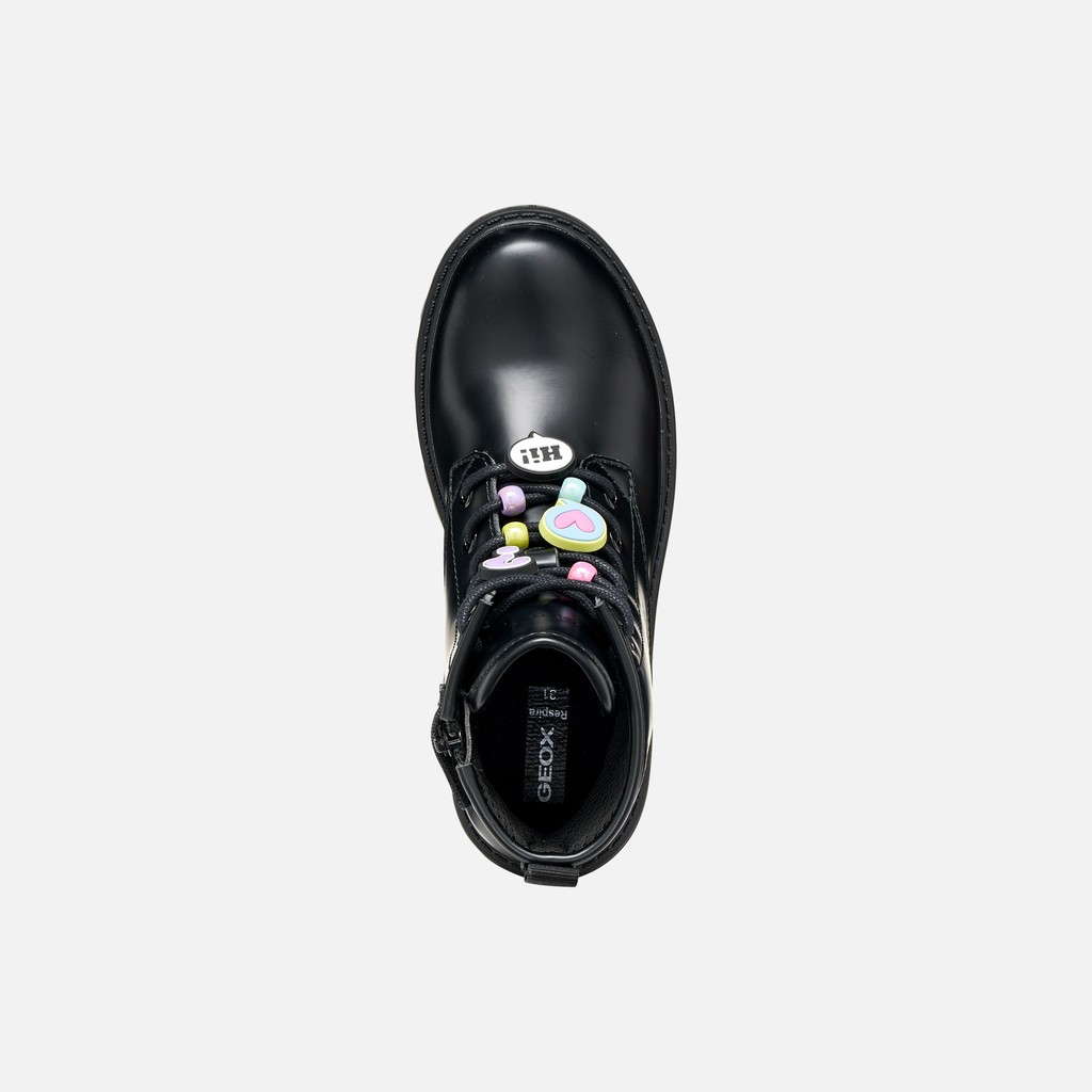 Combat boots CASEY GIRL Black/Multicolor - image number 5 | GEOX