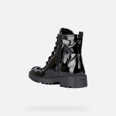 ankle boots with laces CASEY GIRL Black - image number 3 | GEOX