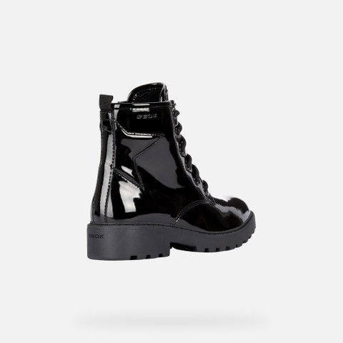 ankle boots with laces CASEY GIRL Black - image number 4 | GEOX