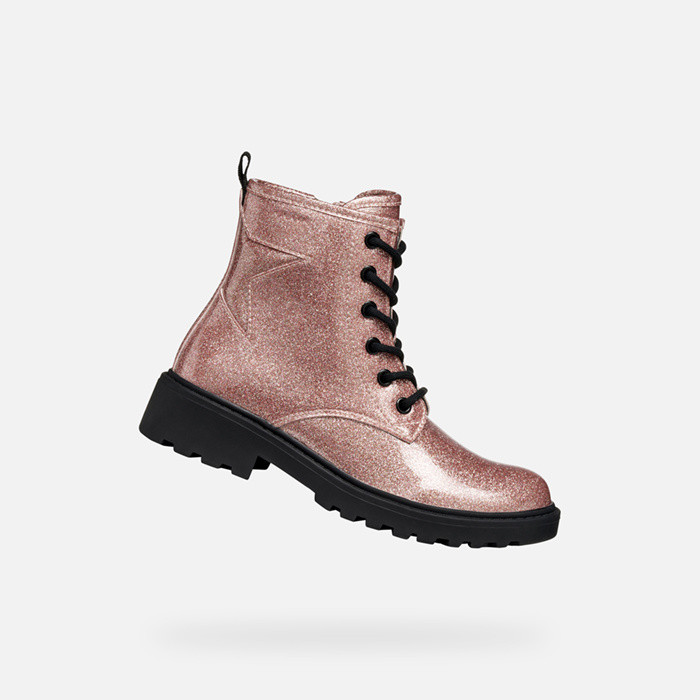Springerstiefel CASEY MÄDCHEN Altrosa | GEOX