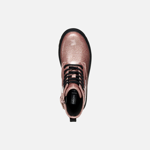 Combat boots CASEY GIRL Old Rose - image number 5 | GEOX