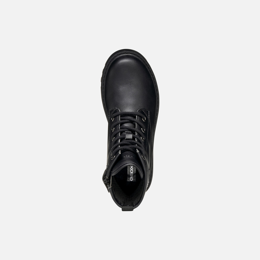 Combat boots CASEY GIRL Black/Gun - image number 5 | GEOX
