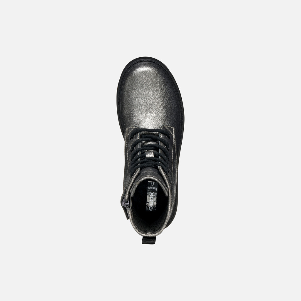 Combat boots CASEY GIRL Graphite/Black - image number 5 | GEOX